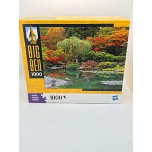 Big Ben 1000-Piece Puzzle Autumn Japanese Garden Scene Adult Jigsaw Puzzle
